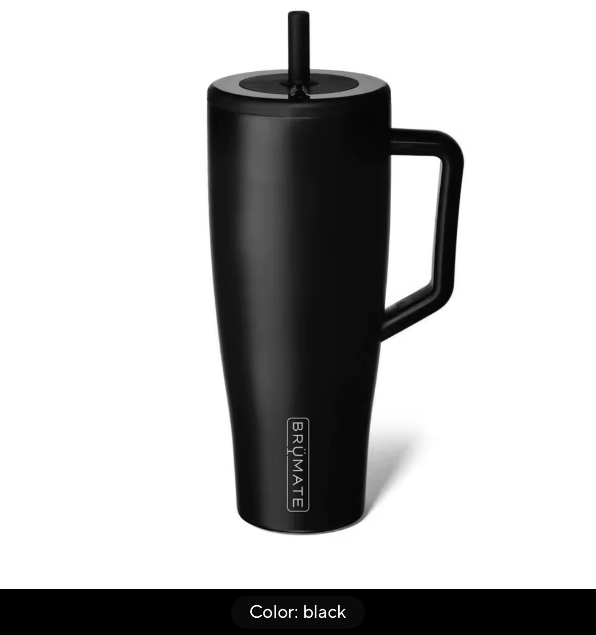 BruMate 30/40 oz Tumbler with Handle and Straw Thermos Cup with Handle Tumbler Cup Coffee Insulated Bottle Car Vacuum Flasks - S7teestore
