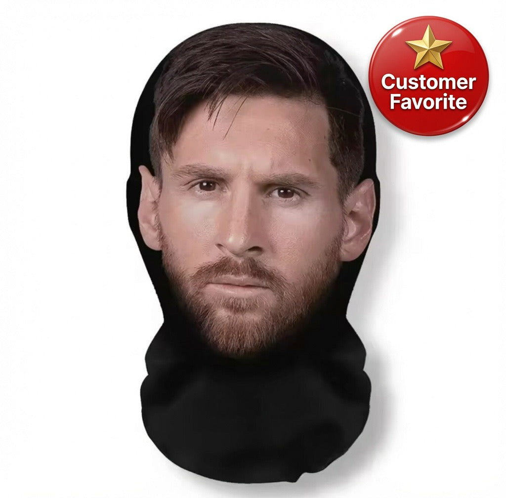Lionel Messi Realistic Full Face Mesh Mask - Customer Favorite