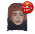 Ice spice rapper Realistic Curly Hair Woman Full Face Mesh Mask - Selling Fast