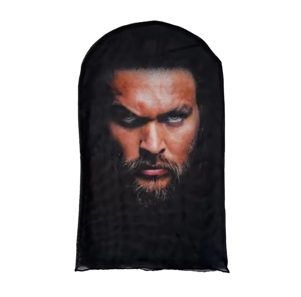Jason Momoa Realistic Full Face Mesh Mask - Selling Fast